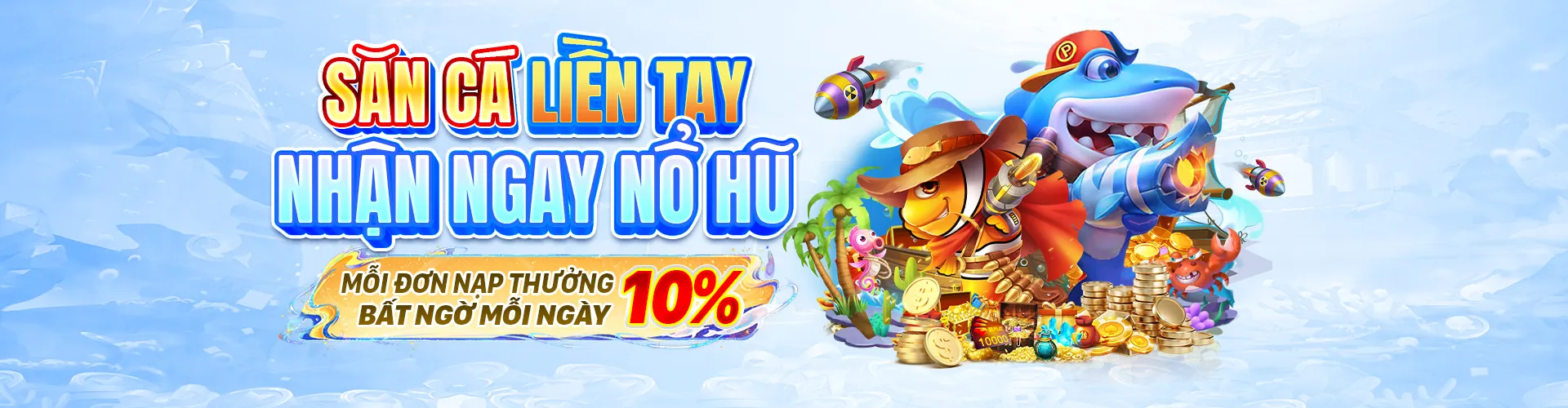 Hình ảnh chính game Bắn Cá tại ibet link với đồ họa sống động và sinh vật biển phong phú