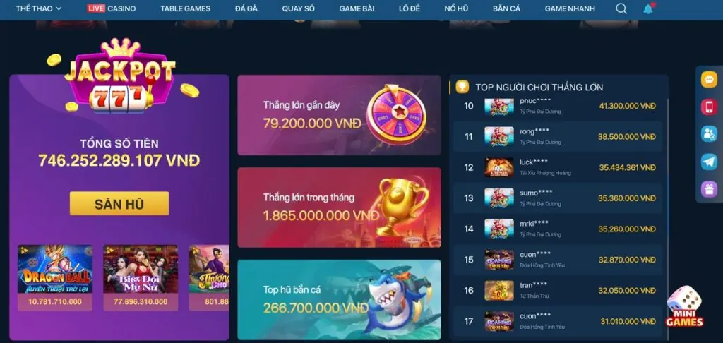 Game nổ hũ và bắn cá ibet link